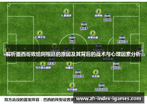 解析墨西哥败给阿根廷的原因及其背后的战术与心理因素分析